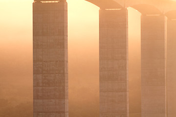 Image showing Large highway viaduct ( Hungary)