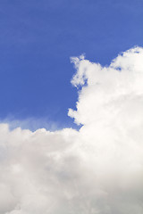 Image showing Sky with clouds