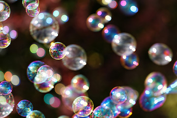 Image showing Soap bubbles