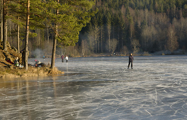 Image showing Ice on the lake