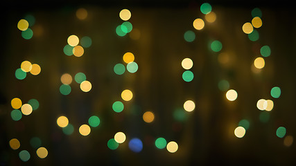 Image showing Coloured lights background 