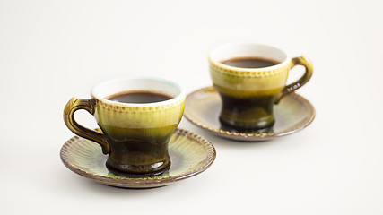 Image showing Two coffee cups 