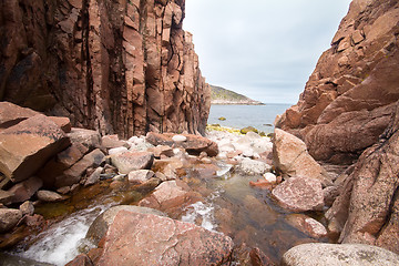 Image showing  river flows into  Barents Sea