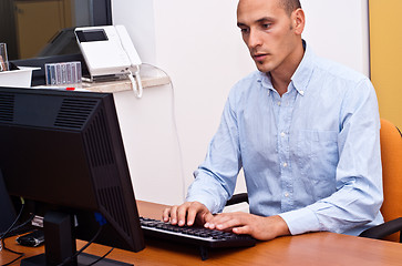 Image showing businessman in office