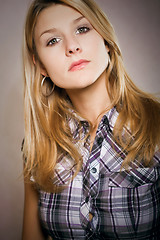 Image showing beautiful blond girl