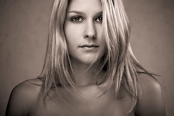 Image showing beautiful girl portrait