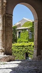 Image showing details of the mother church of polizzi generosa