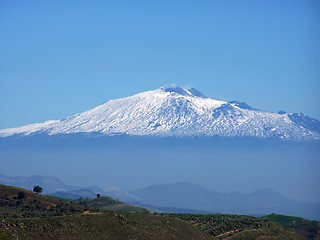 Image showing etna volcano, sicily