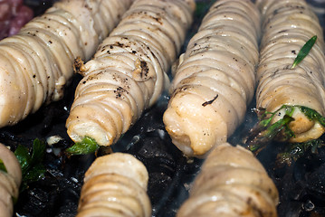 Image showing Stigghiole. Street food in Palermo