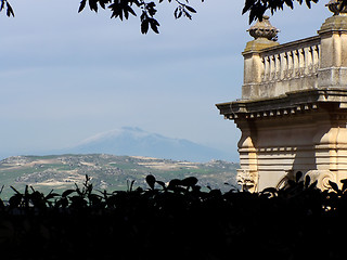 Image showing etna view from villa