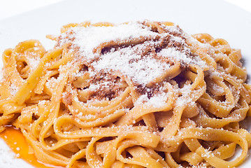 Image showing Tagliatelle with bolognese sauce