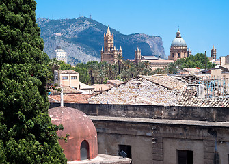 Image showing Cathedral and Hermits dome in Palermo