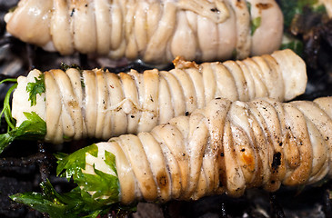 Image showing Stigghiole. Street food in Palermo