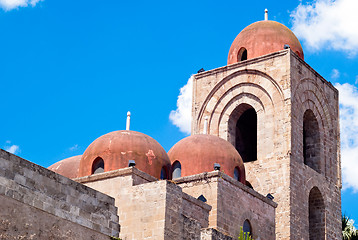 Image showing St. John of the Hermits domes, Palermo