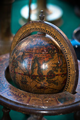 Image showing vintage globe