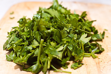 Image showing fresh green parsley