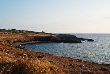 Image showing Spalmatore beach. Ustica Island