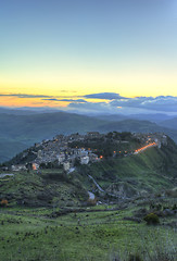 Image showing Town of Polizzi Generosa, in the province of palermo. sicily