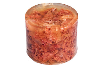 Image showing Stew in jelly isolated 