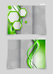 Image showing Tri-fold brochure template design