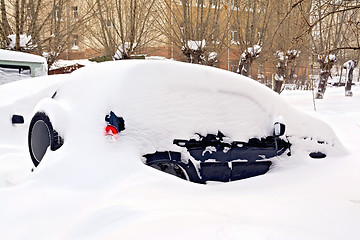 Image showing Car in the snow