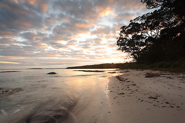 Image showing Serene morning at Scottish Rocks