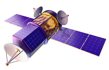 Image showing 3D model of an artificial satellite of the Earth