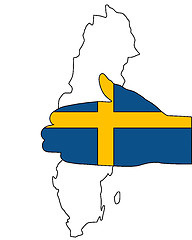 Image showing Swedish handshake