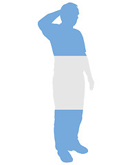 Image showing Argentinian salute