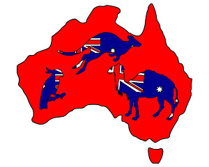 Image showing Australian animals
