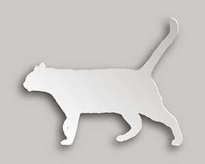 Image showing Cat paper style