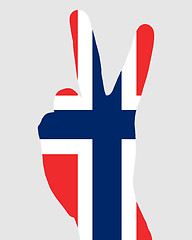 Image showing Norwegian finger signal