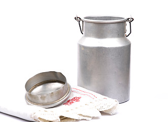 Image showing Milk can open