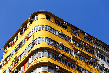 Image showing Old apartments in Hong Kong at day 