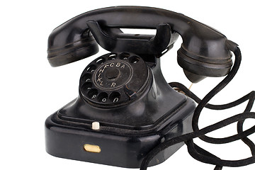 Image showing Old Retro telephone