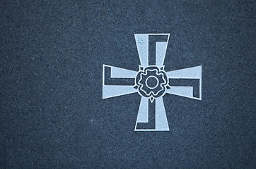 Image showing Finnish swastika Cross