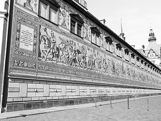 Image showing  Fuerstenzug Procession of Princes in Dresden, Germany 