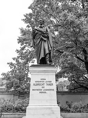 Image showing  Thaer denkmal Leipzig 