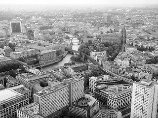 Image showing  Berlin aerial view 