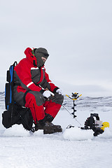 Image showing Winter Fishing