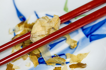 Image showing Japanese bonito flakes 