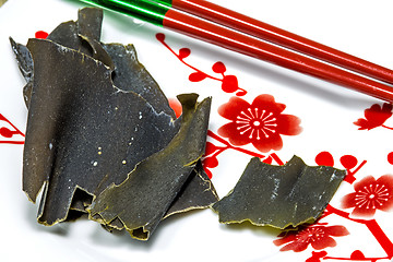 Image showing Japanese kombu for Dashi soup 