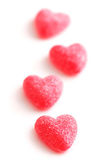 Image showing Candy hearts