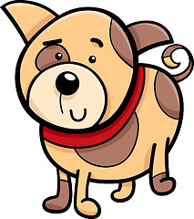 Image showing spotted puppy cartoon illustration