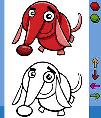 Image showing dog game character cartoon illustration