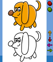 Image showing dog game character cartoon illustration