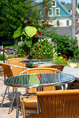 Image showing Outdoor cafe