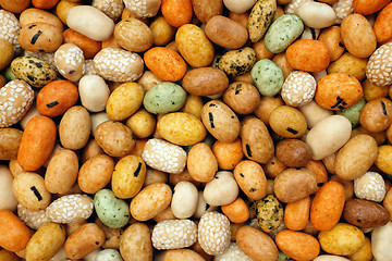 Image showing Seaweed peanuts background