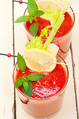 Image showing fresh tomato juice