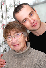 Image showing Mother and son